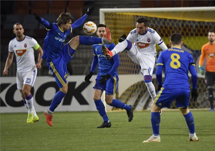 Kétgólos vereséget szenvedett a MOL Vidi FC Boriszovban