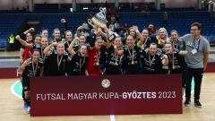A nőknél a DEAC a futsal Magyar Kupa idei győztese