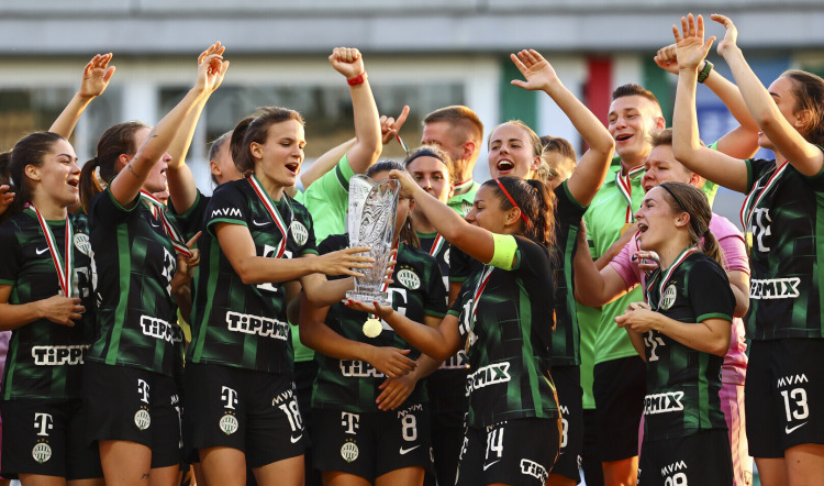 A Simple Női Ligában is bajnok a Ferencváros