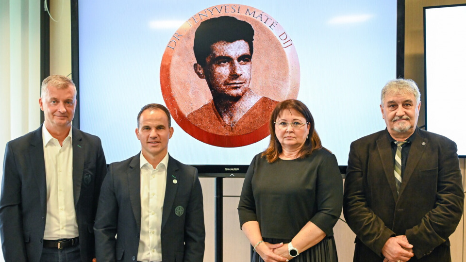 Ünnepi események a Groupama Arénában - megalapították Fenyvesi Máté-díjat és átadták a Szepesi-díjat