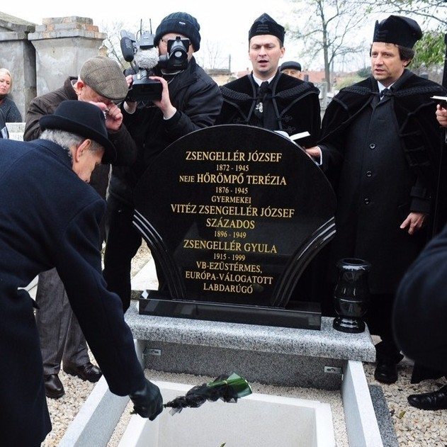 Szülővárosában temették újra Zsengellér Gyulát