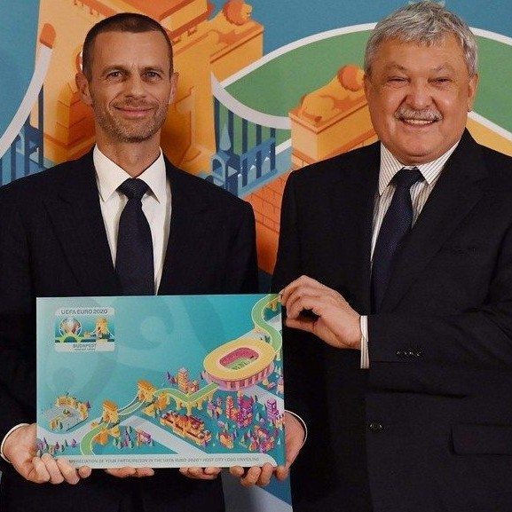 Bemutatták a 2020-as Európa-bajnokság budapesti logóját